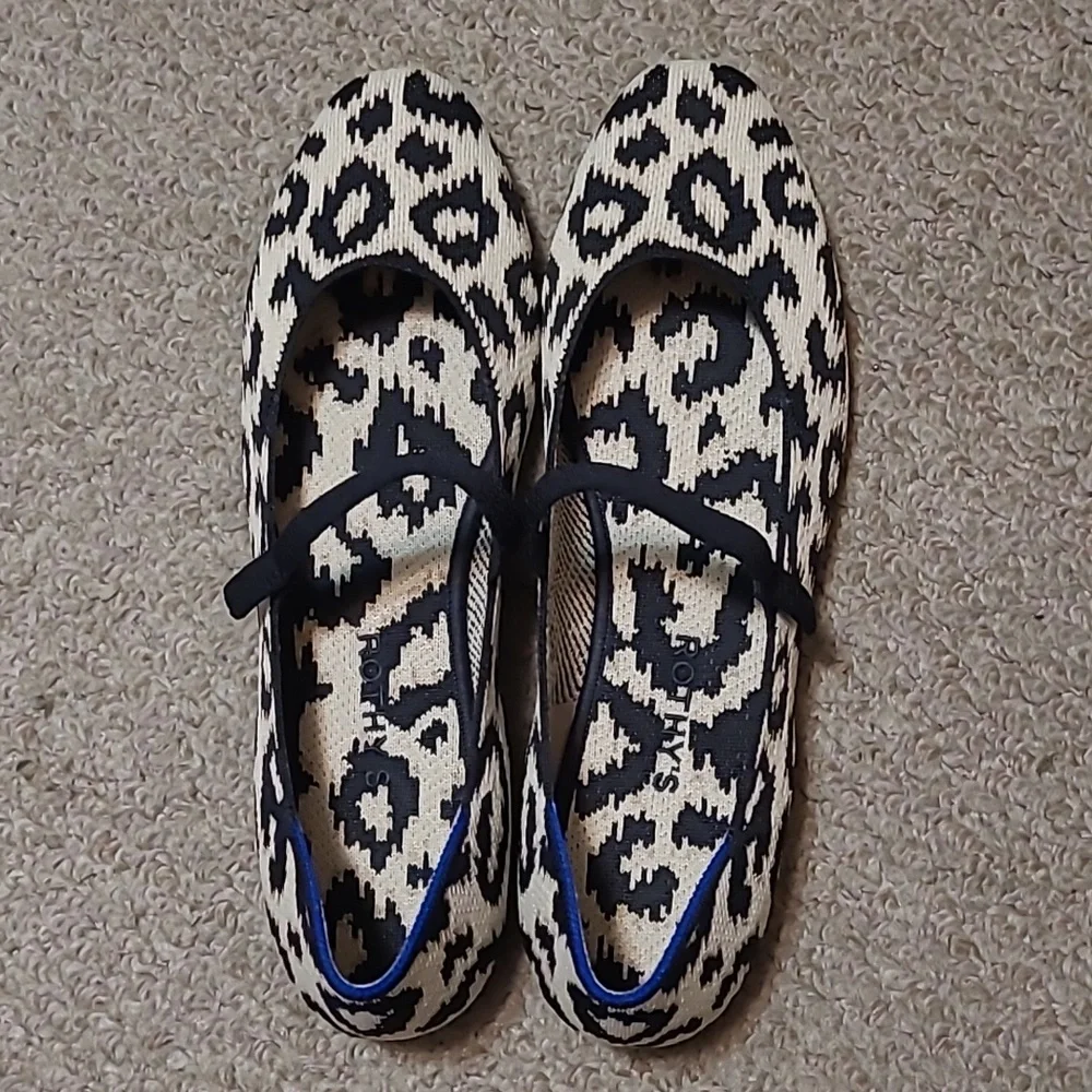 Rothys Sandy Cat Square Mary Jane In Women Size 13 NEW IN BOX - Picture 5 of 7